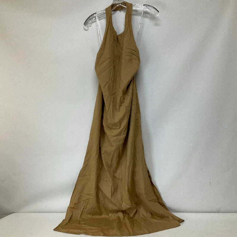 Tan Dress Casual Maxi Lulus, Size M