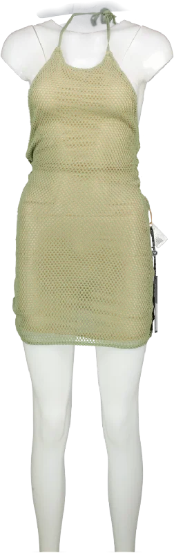 White Fox Green No Compromise Mini Dress UK XS