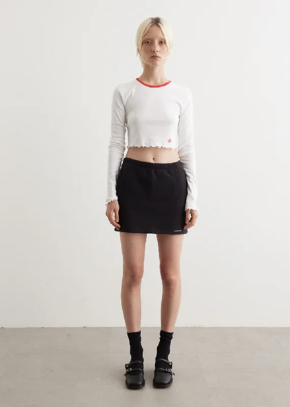 Mini Faded Logo Skirt