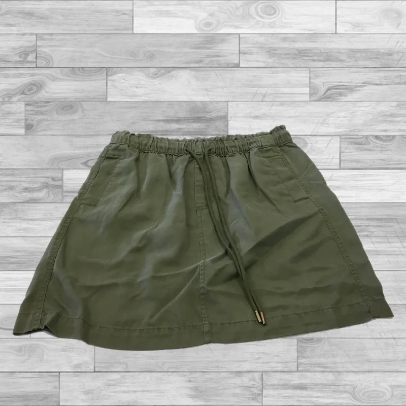 Skirt Mini & Short By Loft In Green, Size: M