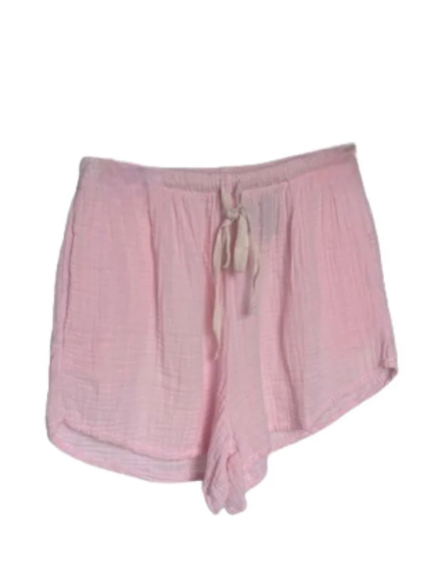 La Jolla Gauze Short In Blush