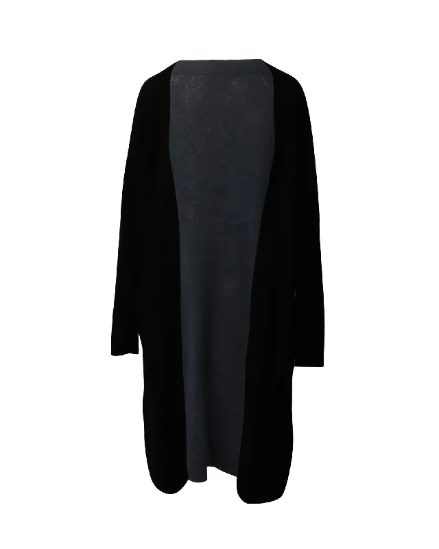 Acne Studios Raya Mohair Blend Cardigan in Black Nylon