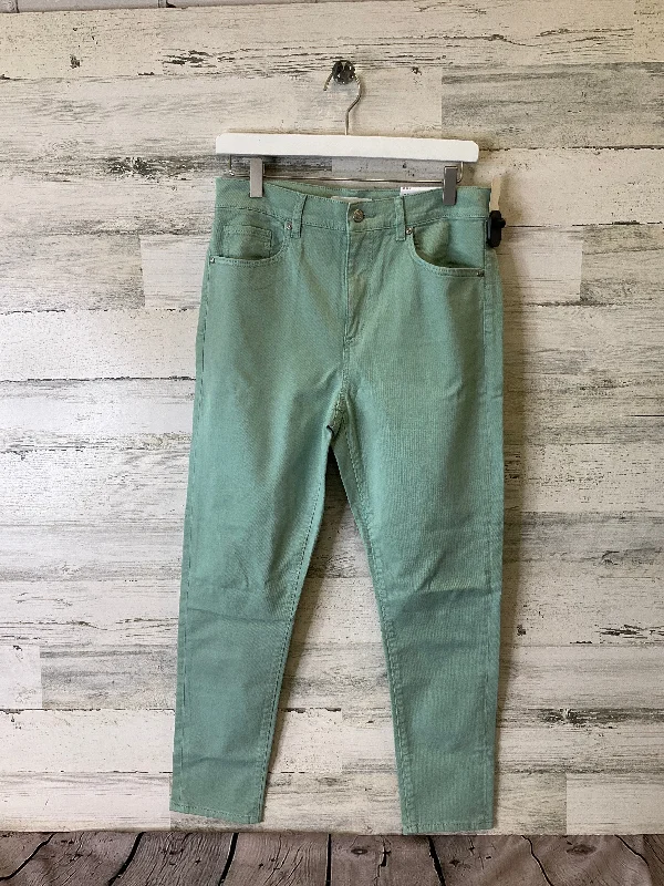 Jeans Skinny By Loft In Green, Size: 8