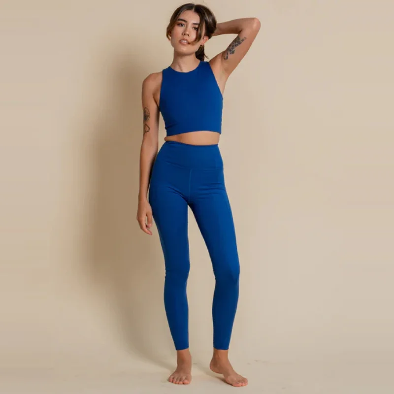 High Rise Compressive Legging 23.75" (Sodalite)