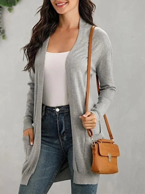 Long  Knitted Cardigan Sweater